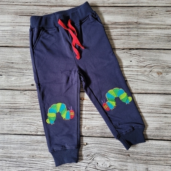 The Very Hungry Caterpillar Jogger Pants Handmade NWT - Picture 1 of 12